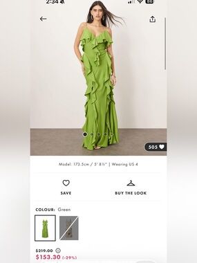 asos design embellished floral strappy back maxi dress ASOS Design - Maxi Dress - Women - Polyester - 10 US